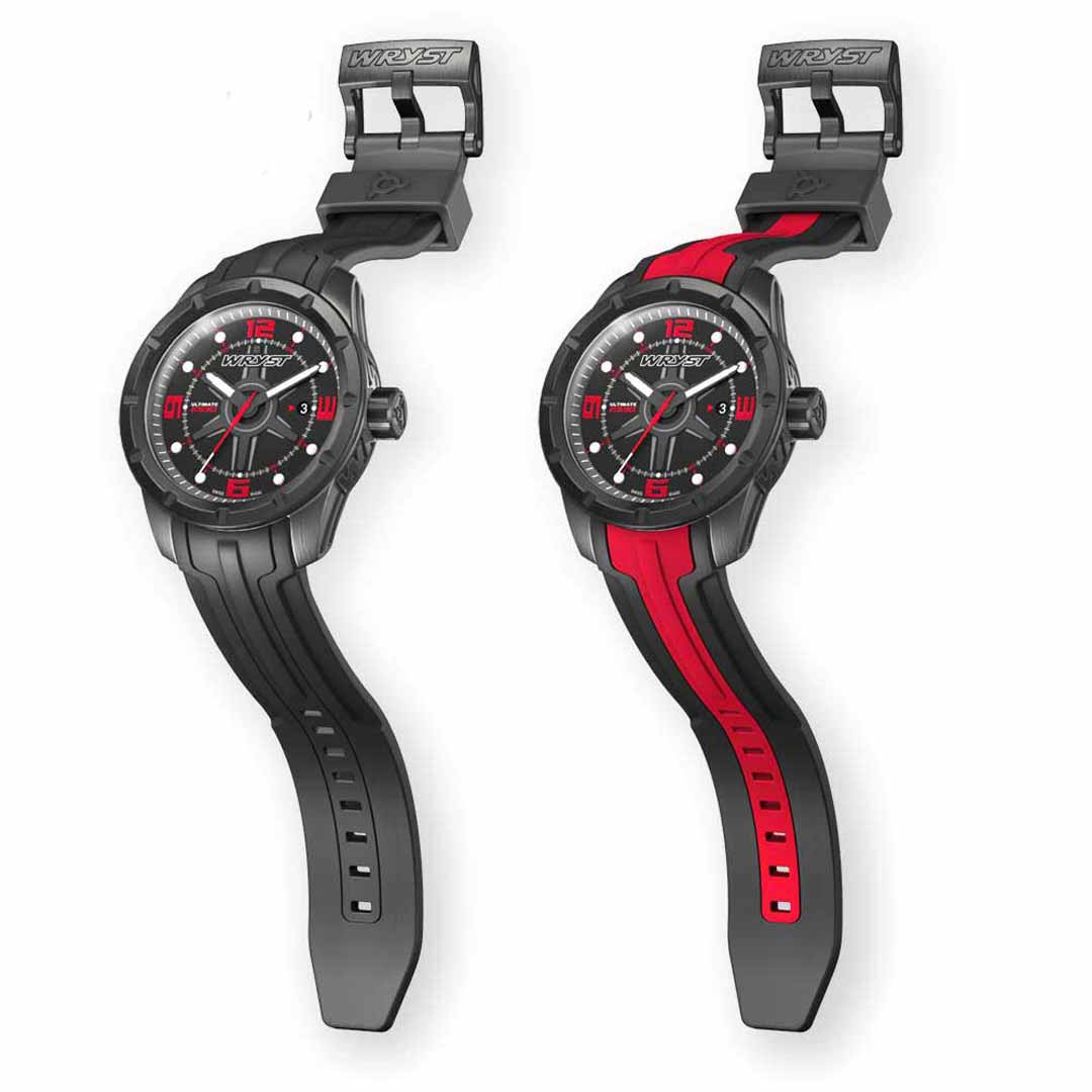 Red Watch Mens Ultimate ES60 with Black Casing