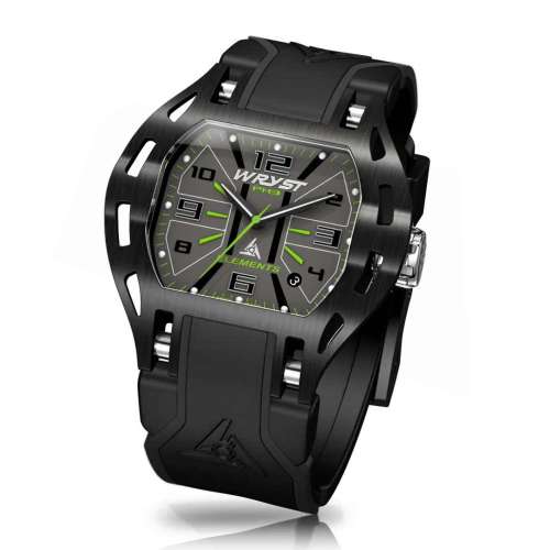 Swiss Outdoor Watches Wryst PH3 | Bold Black and Green Watch