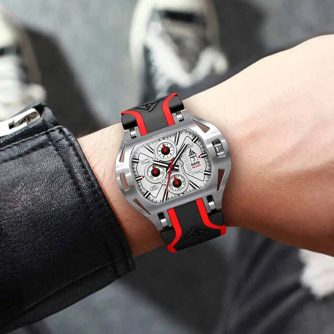 Los 5 mejores motores de relojes para hombre MS620 con esfera plateada