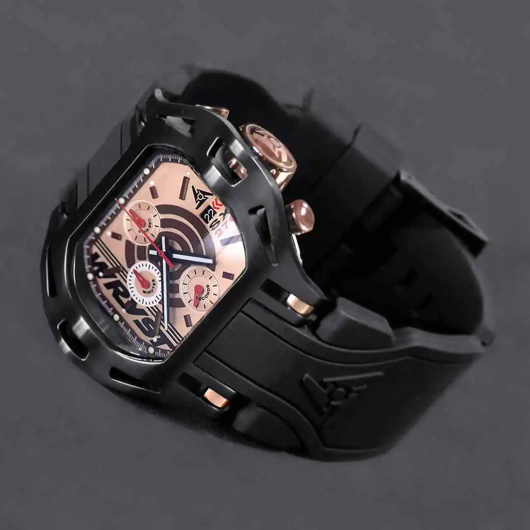 Wryst Black Luxury Wristwatch for Men