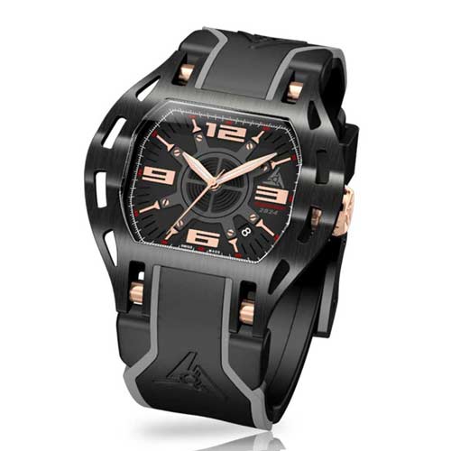 Wryst see through watches 2824 with black case for men