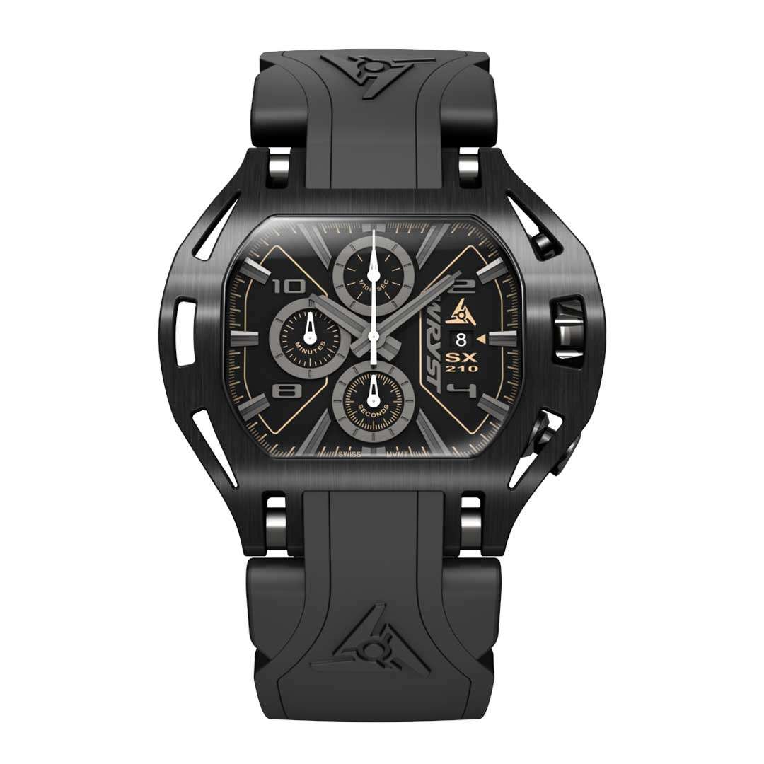 Black Chronograph Watch