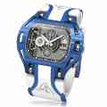 Montre Blanche et Bleue Wryst SX300 en Acier Pour Homme