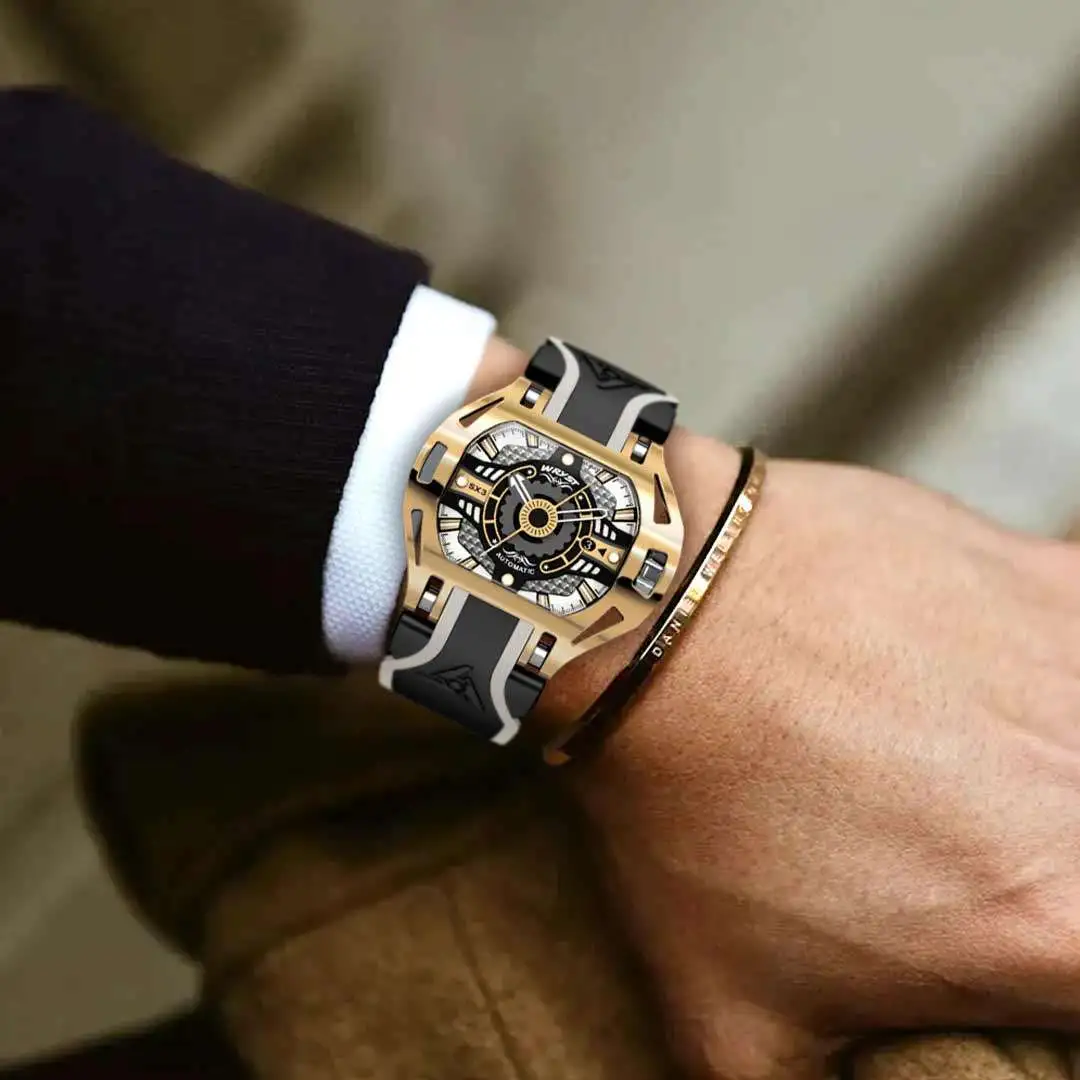 Automatic Gold Watch SX3