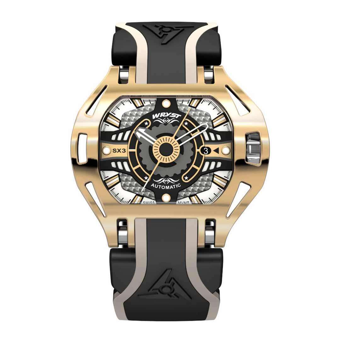 Montre Or Jaune Racer SX3 Automatique