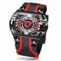 Black automatic watch Wryst SX4