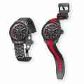 Montre suisse metal noir Wryst ES60 | Revêtement noir inrayable