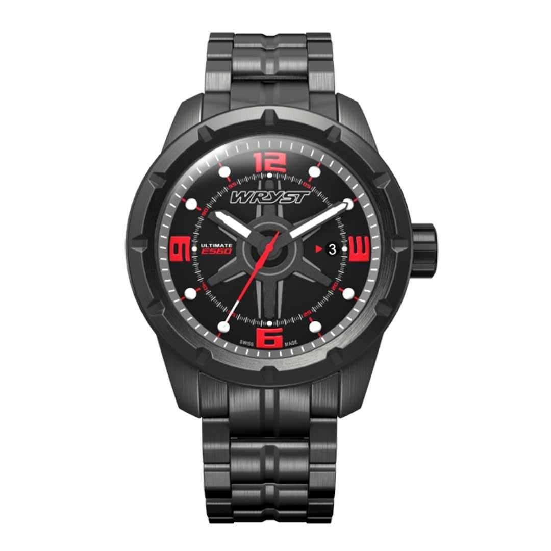 Montre Suisse Metal Noir