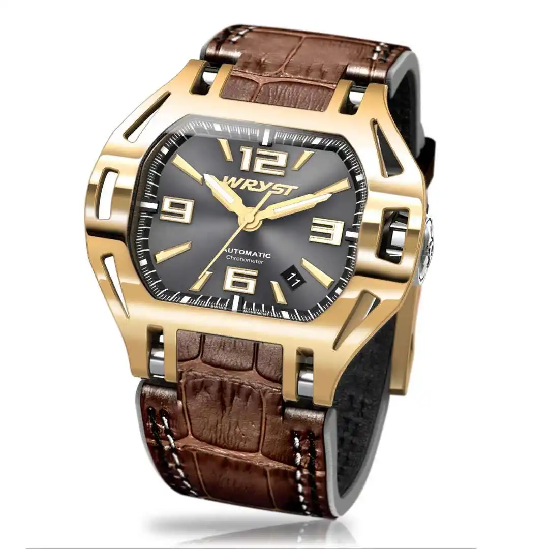 Reloj automático para hombre Wryst Racer oro rosa