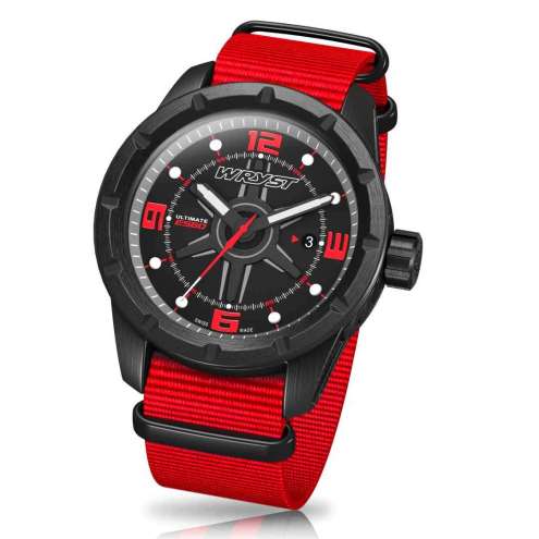 Montre Rouge Nato Wryst Ultimate ES60 pour Homme