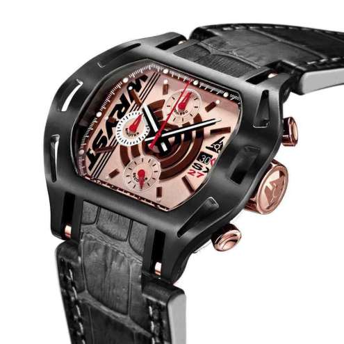 Montre noire et Or rose Wryst SX270 pour homme | Un choix exclusif