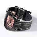 Montre Noire et Or Rose Wryst