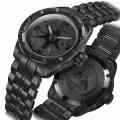 Black Stainless Steel Watch ES20