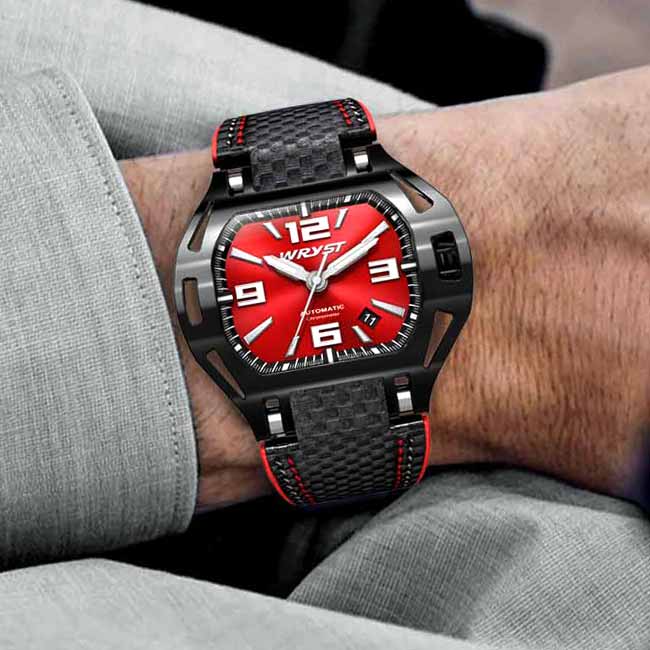 Black Automatic Watches for Motorsports