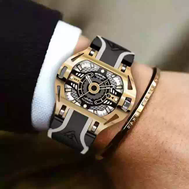 Automatic Gold Watch SX3