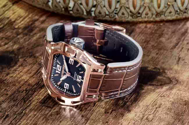 Roségold Uhr