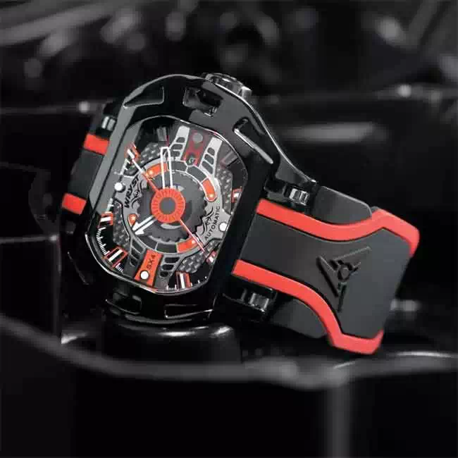 Black Automatic Watch for Racing