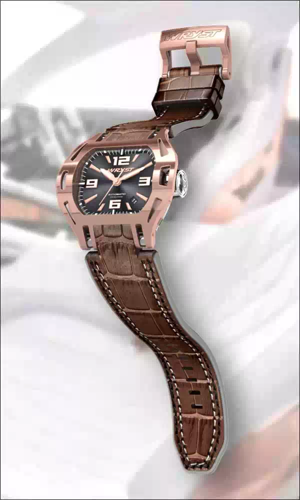 Reloj Wryst Racer SX5 de oro rosa