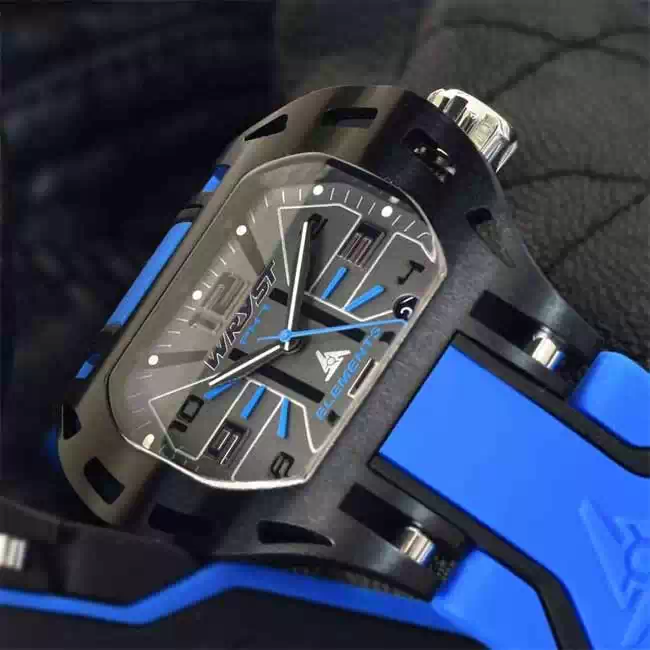 Wryst Elements PH7 Mens Swiss Blue Watches