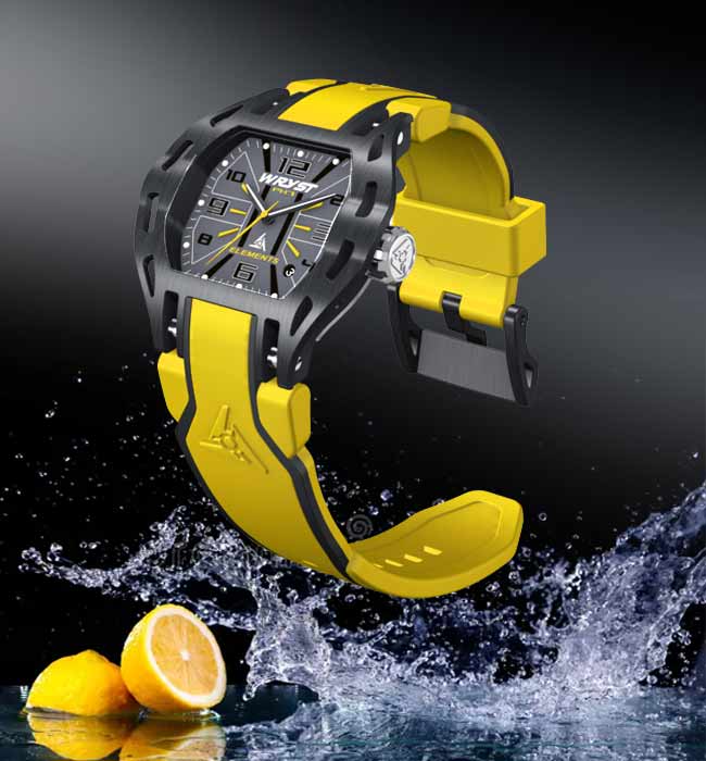 Lemon Yellow Watch Wryst Elements PH4