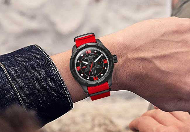 Nato Red Watch Mens Wryst ES60