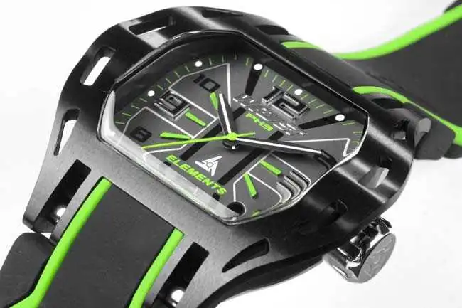 Black and Green Watch Wryst PH3