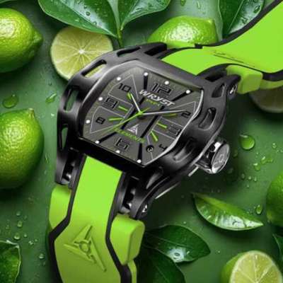 Swiss Lime Green Watch for Sports Wryst Elements PH3